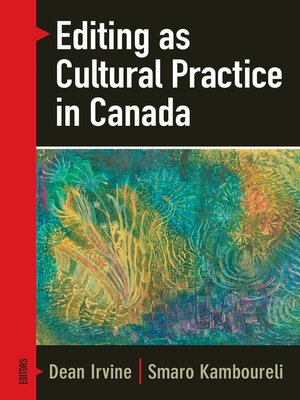 cover image of Editing as Cultural Practice in Canada